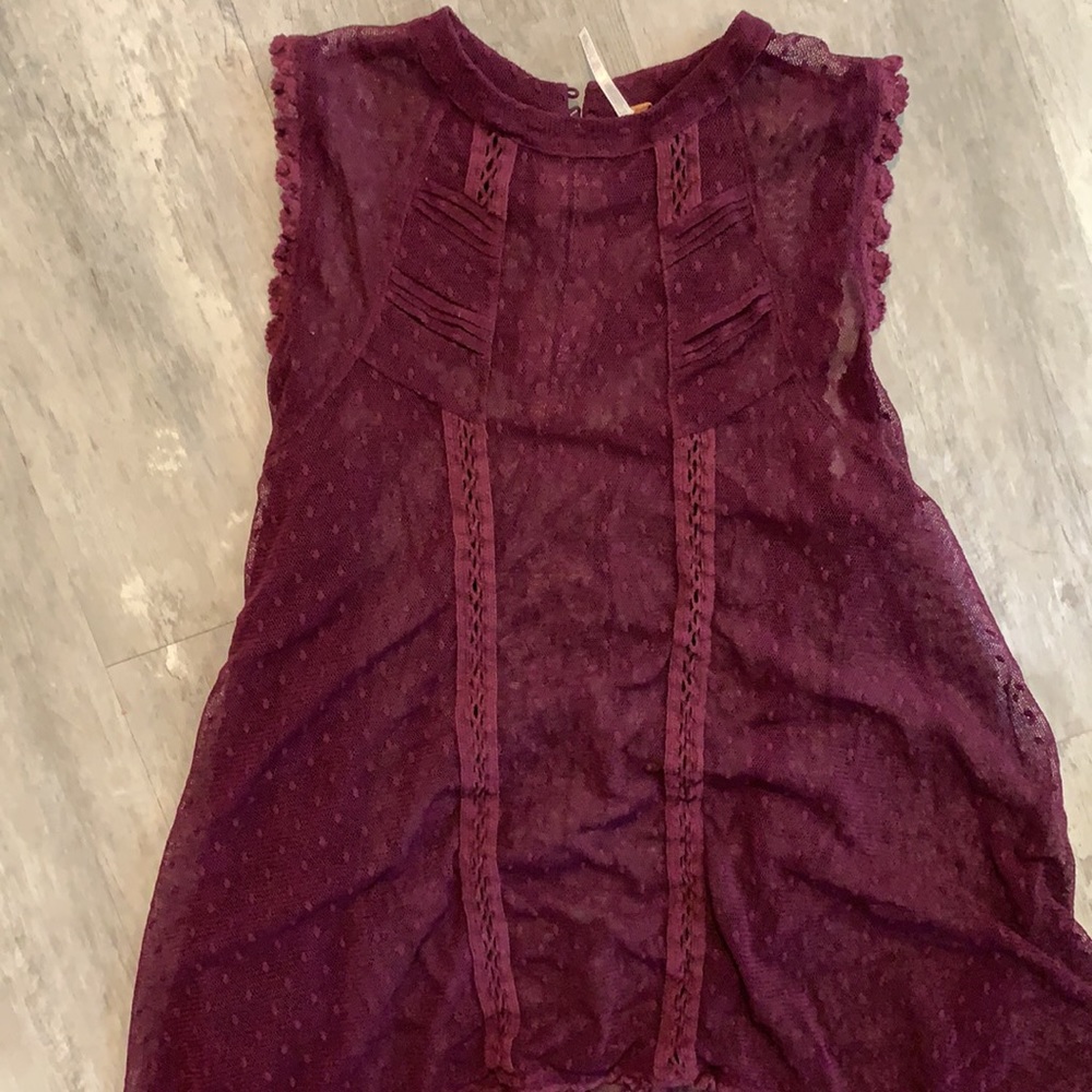 Free People Lace Tank Top